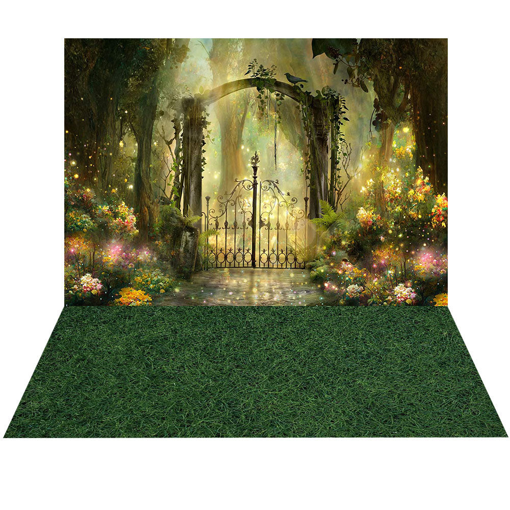 Avezano Spring Garden Forest 2 pcs Set Backdrop-AVEZANO